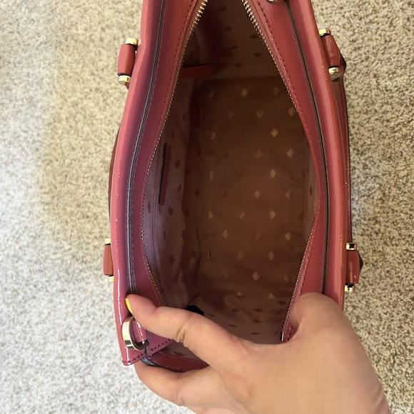 Kate Spade Bixby Place Medium Spring Satchel in Pomegrante Pink - Picture 7 of 8